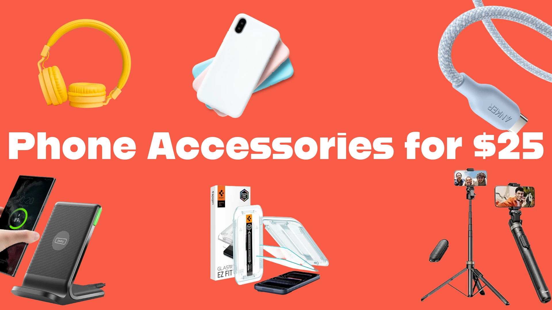 Phone accessories in $25